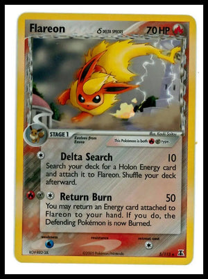 2005 Pokemon EX Delta Species Flareon 5/113 LP 