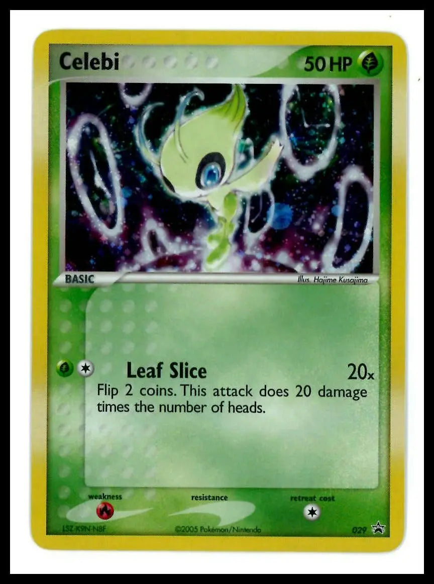 2005 Pokemon Nintendo Promos Celebi 029LP 