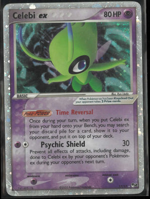 2005 Pokemon Pop Series 2 Celebi ex 17/17 HP 