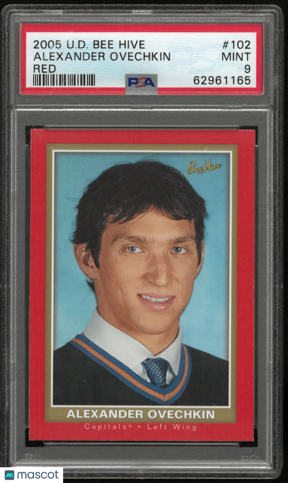 2005 Upper Deck Bee Hive Alexander Ovechkin Red PSA 9 