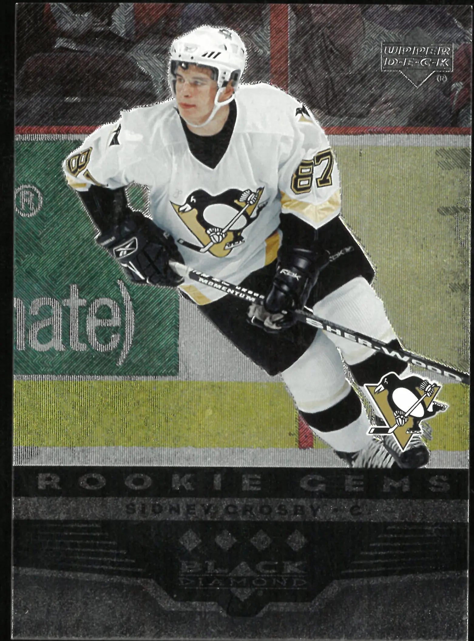 2005 Upper Deck Black Diamond Sidney Crosby Rookie Gems RC 