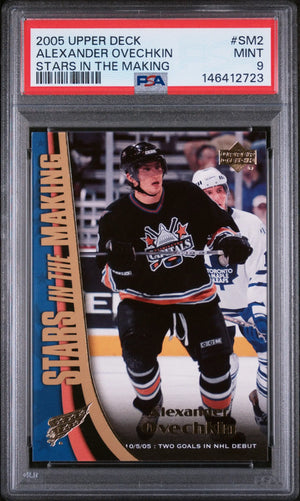 2005 Upper Deck Stars In The Making Alexander Ovechkin RC Rookie #SM2 PSA 9 