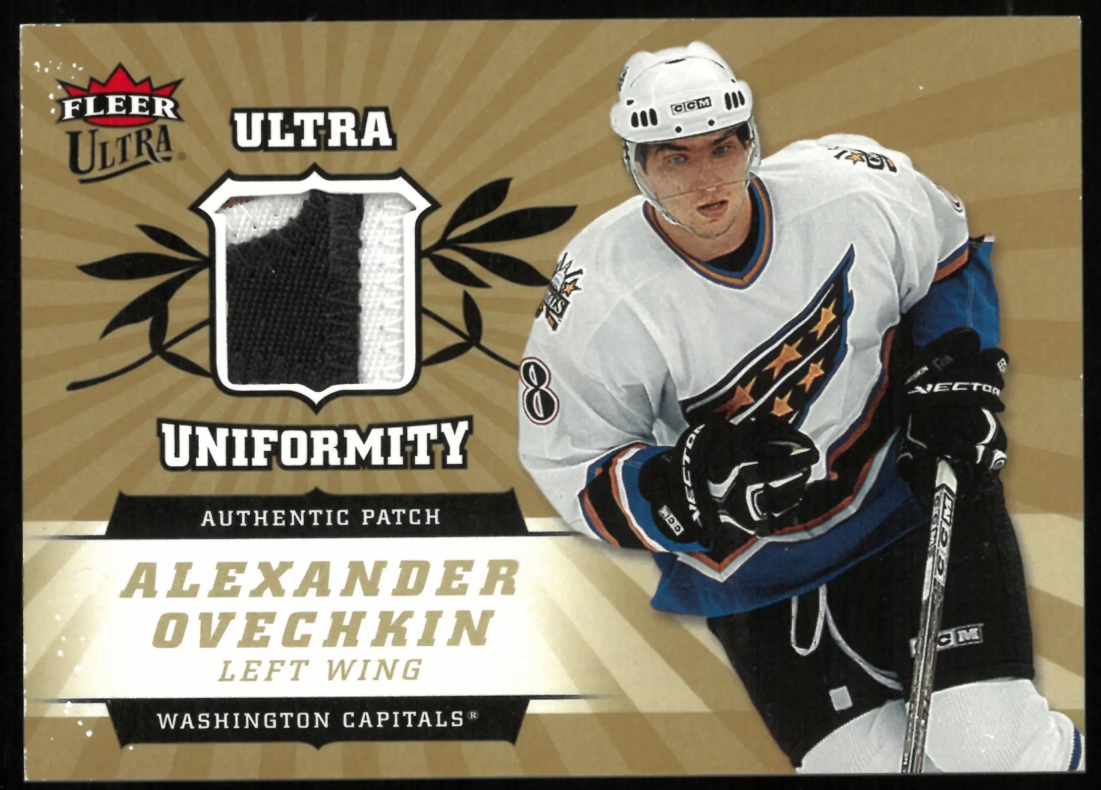 2006-07 NHL Fleer Ultra Alexander Ovechkin Uniformity Ultra Patch /25 DMG 