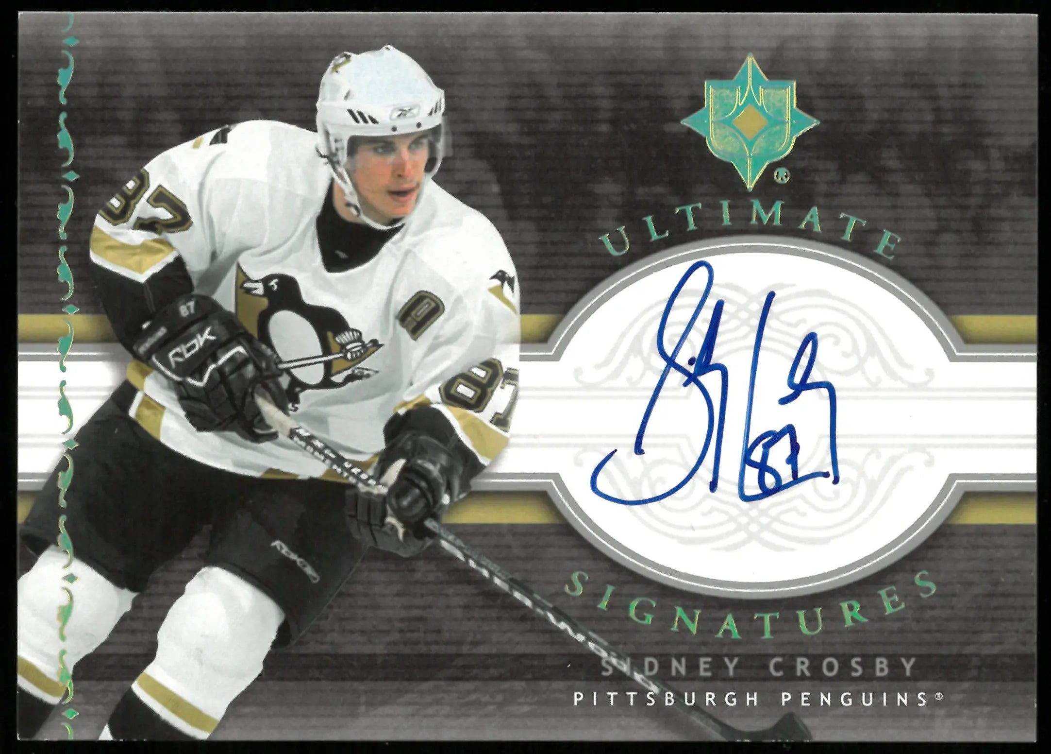 2006-07 UD Ultimate Hockey Sidney Crosby Signatures Auto Penguins 