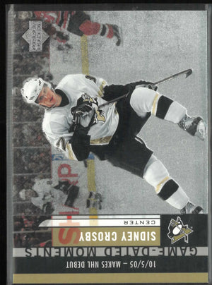 2006-07 Upper Deck Series 1 Game-Dated Moment Sidney Crosby 