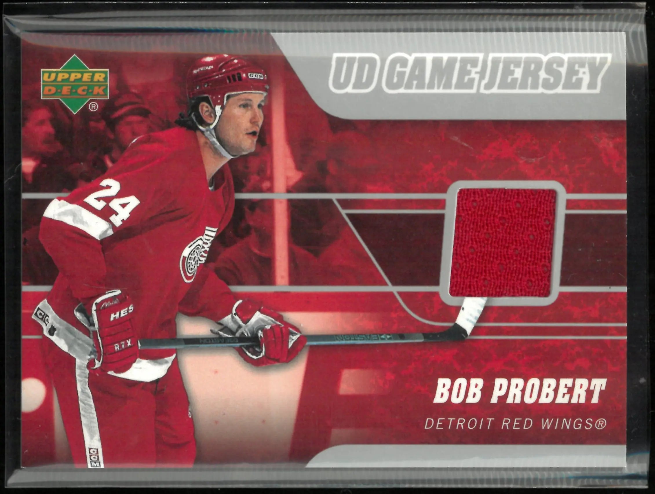 2006-07 Upper Deck Series 2 Game Jersey Bob Probert Patch 
