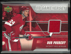 2006-07 Upper Deck Series 2 Game Jersey Bob Probert Patch 