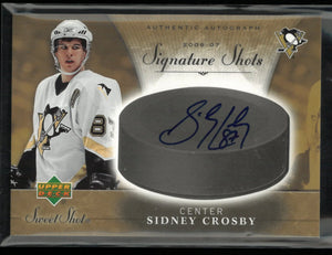 2006-07 Upper Deck Sweet Shot Signature Shots Sidney Crosby Autograph 