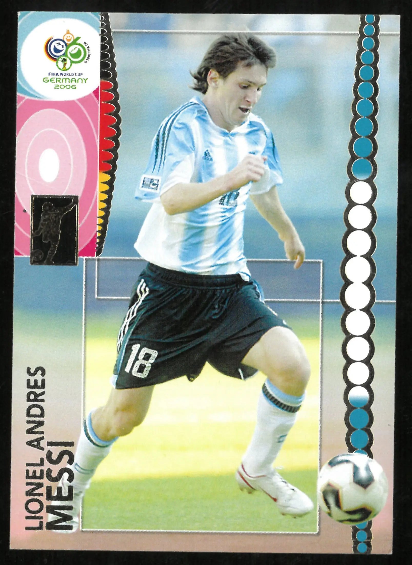 2006 Panini FIFA World Cup Lionel Andres Messi 