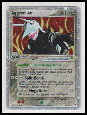 2006 Pokemon Crystal Guardians Aggron ex 89/100 MP 