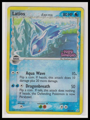 2006 Pokemon EX Holon Phantoms Latios Reverse Holo 110 MP 