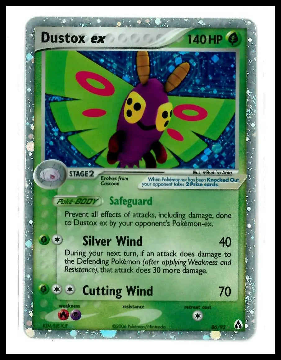 2006 Pokemon EX Legend Maker Dustox ex 86/92 LP 