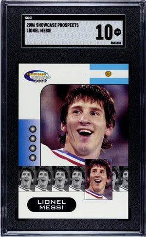 2006 Showcase Prospects Rookie Lionel Messi RC SGC 10 