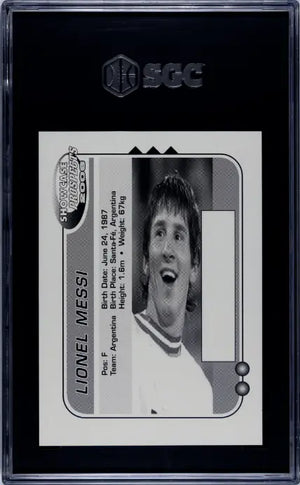 2006 Showcase Prospects Rookie Lionel Messi RC SGC 10 