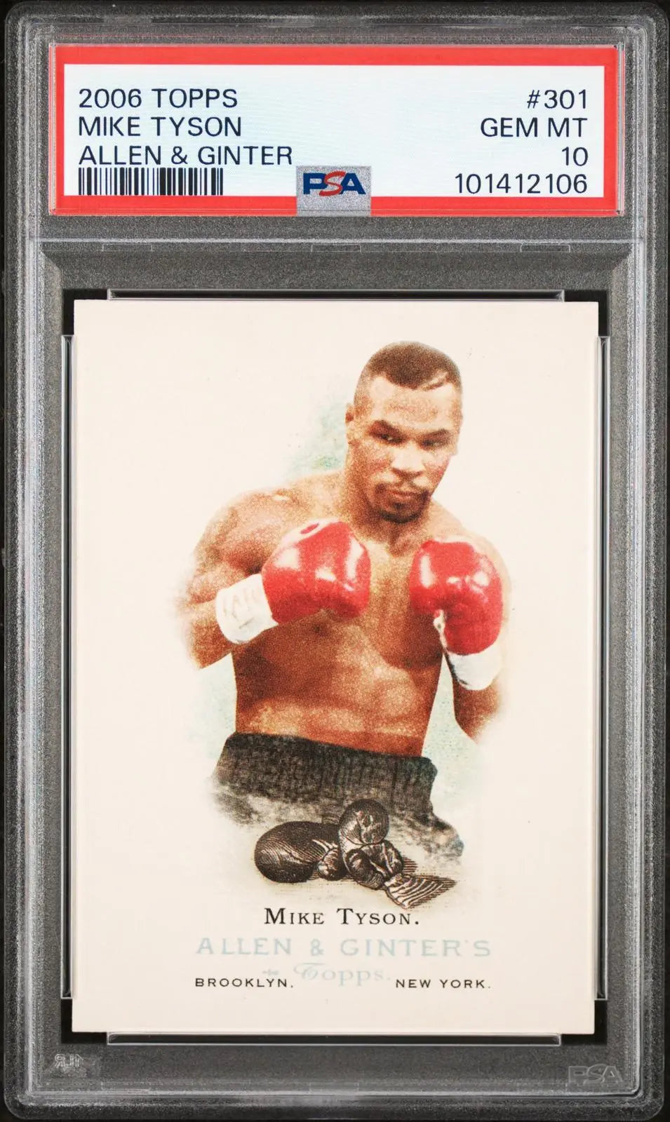 2006 Topps Allen & Ginter Mike Tyson The World's Champions PSA 10 