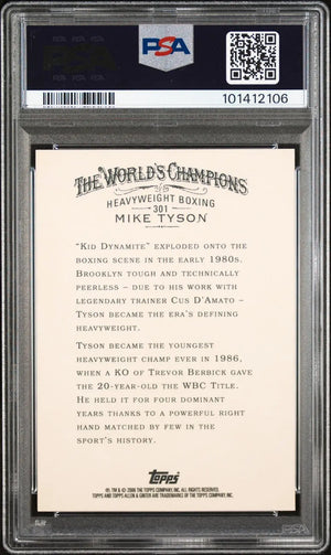 2006 Topps Allen & Ginter Mike Tyson The World's Champions PSA 10 