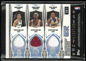 2006 Topps Luxury Box 7 Patch Allen/Dirk/D.Wade/Yao/Ginobili/Hughes/Francis /140 