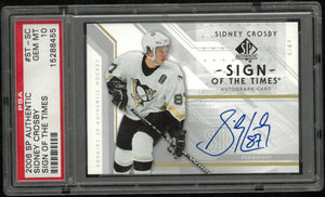2006 UD SP Authentic Sign Of The Times Auto Sidney Crosby PSA 10 