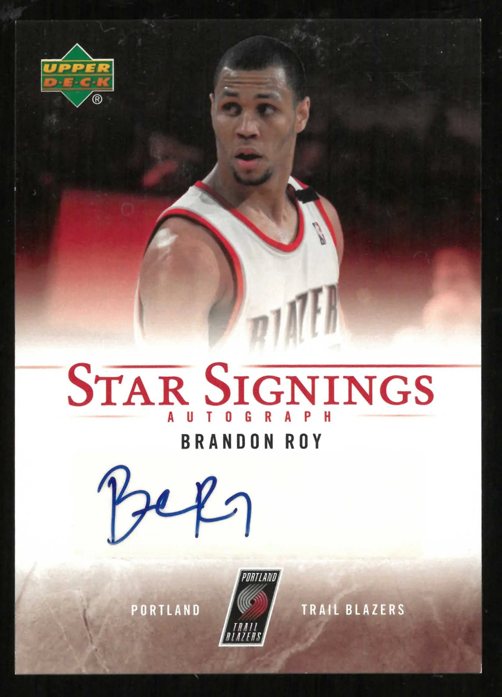 2007-08 NBA Upper Deck Star Signings Autograph Brandon Roy Auto 