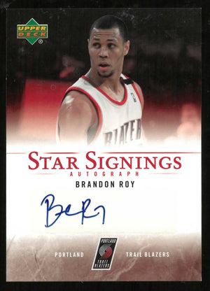2007-08 NBA Upper Deck Star Signings Autograph Brandon Roy Auto 