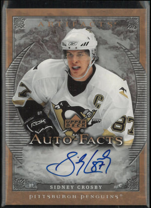 2007-08 Upper Deck Artifacts Auto-Facts Sidney Crosby Auto 