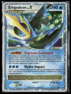 2007 Pokemon Diamond and Pearl Promos Holo Rare Empoleon Lv.X DP11 