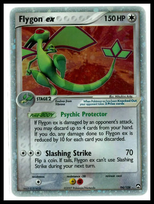 2007 Pokemon EX Power Keepers Flygon ex 94/108 MP 