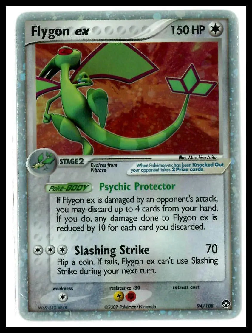 2007 Pokemon EX Power Keepers Flygon ex 94/108 MP 