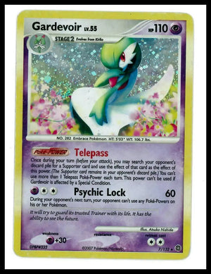 2007 Pokemon Secret Wonders Gardevoir 7/132 Swirl MP 