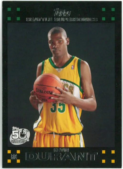 2007 Topps 50th Anniversary Rookie Kevin Durant RC 