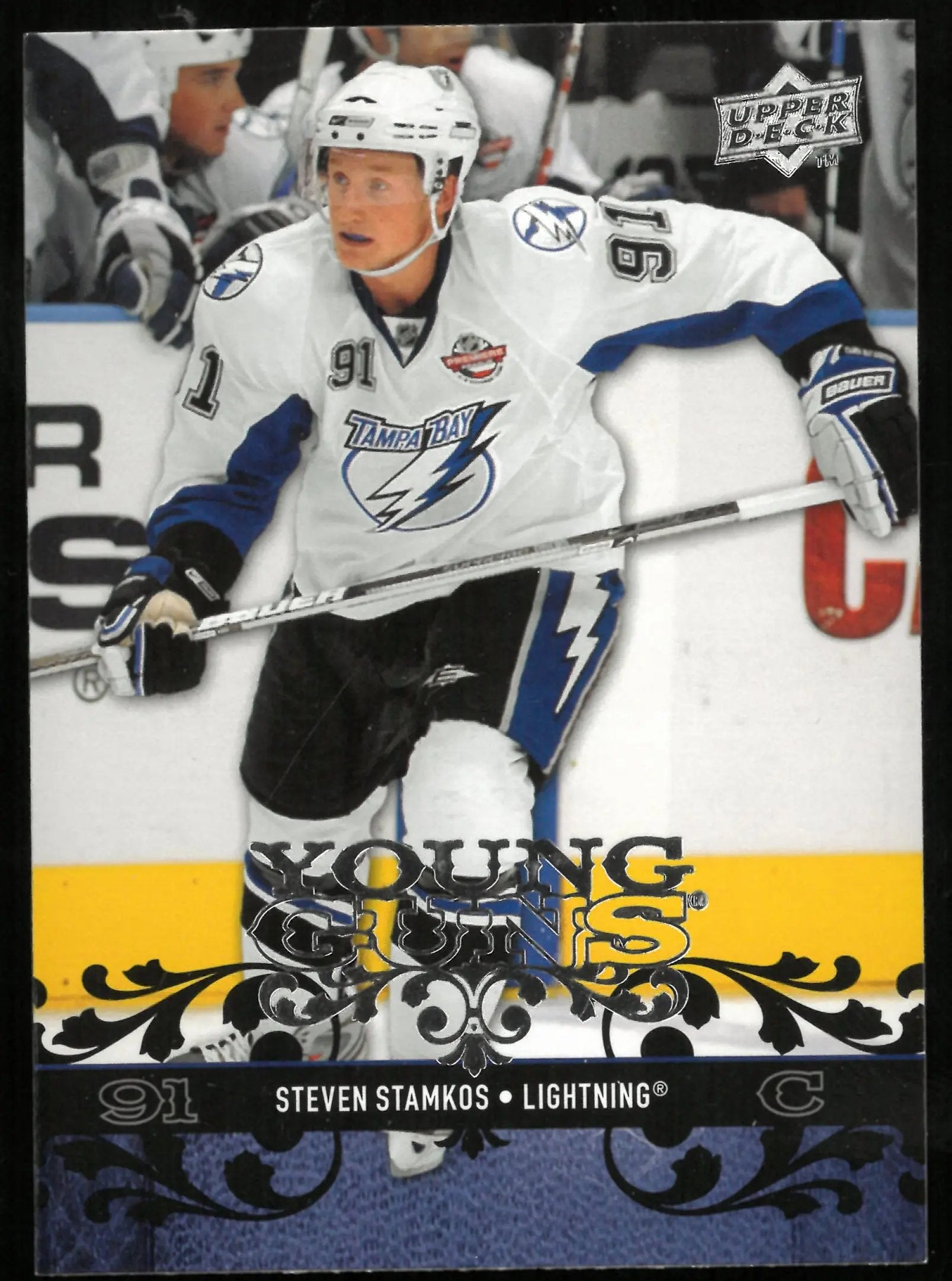 2008-09 Upper Deck Hockey Series 1 Steven Stamkos Young Guns RC 