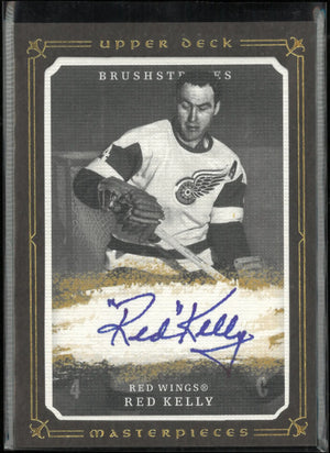 2008-09 Upper Deck Masterpieces Frame Autograph Red Kelly Auto 