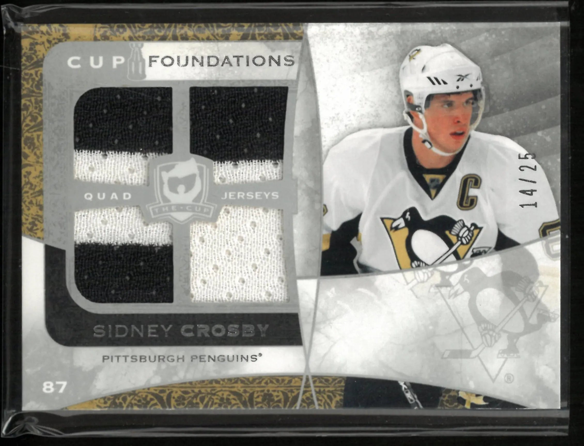 2008-09 Upper Deck The Cup Foundations  Sidney Crosby Patch /25 