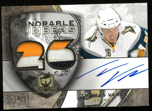2008-09 Upper Deck The Cup Patch Auto Thomas Vanek /26 