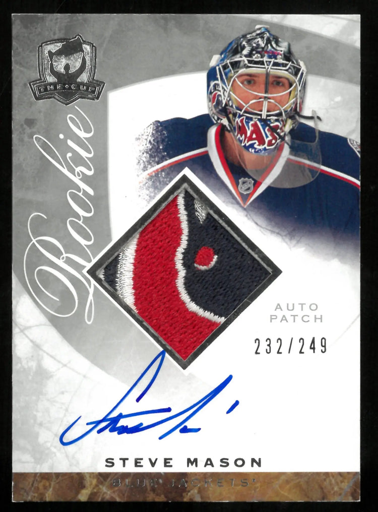 2008-09 Upper Deck The Cup Rookie Patch Auto Steve Mason /249 