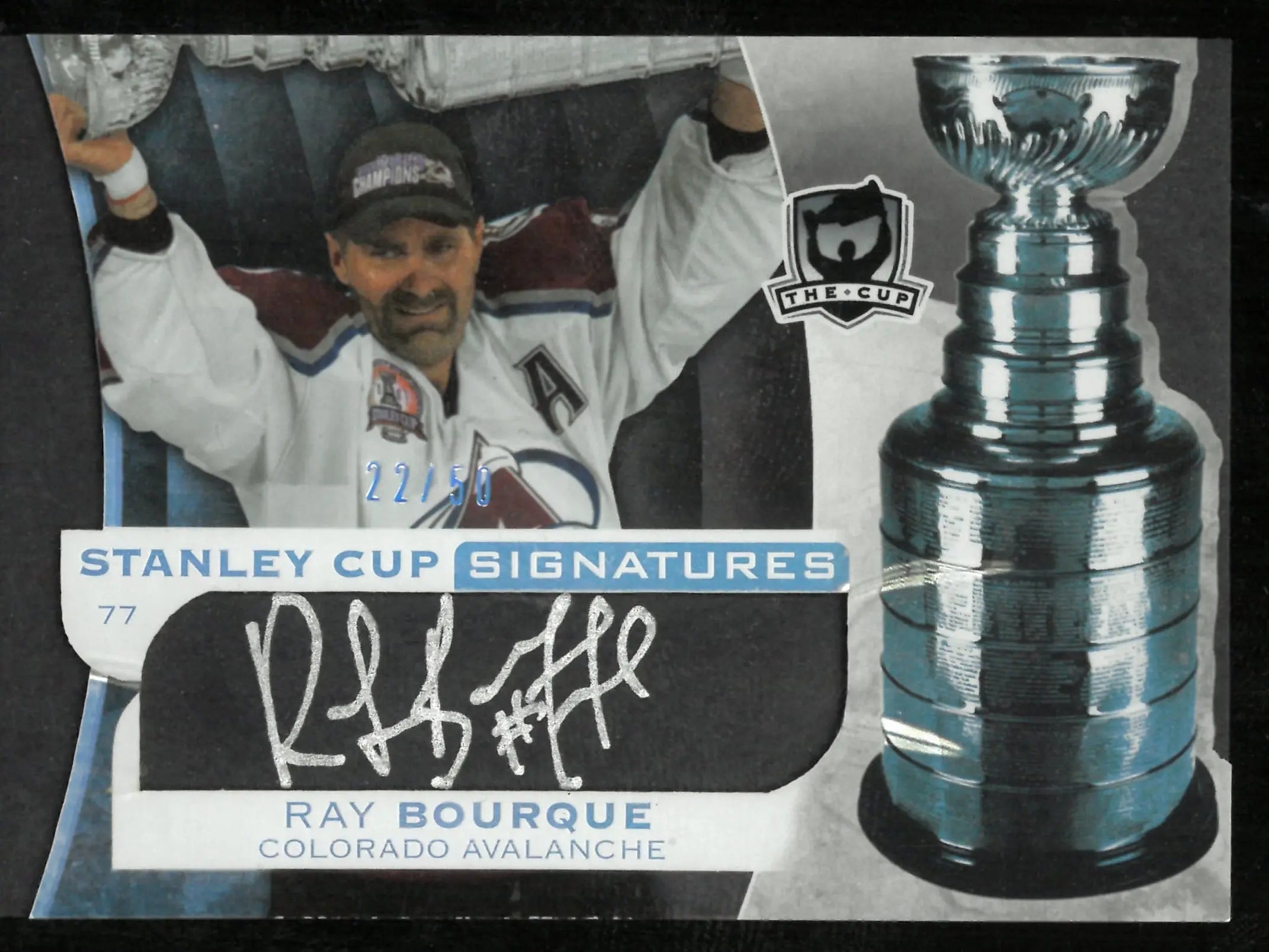 2008-09 Upper Deck The Cup Stanley Cup Signatures Auto Ray Bourque /50 