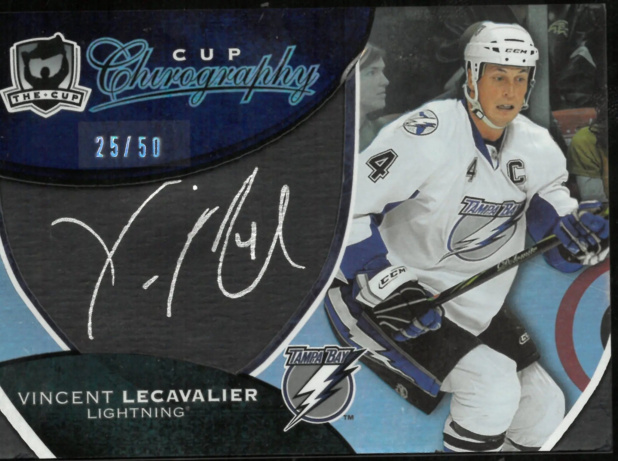 2008-09 Upper Deck The Cup Vincent Lecavalier Patch Auto /50 