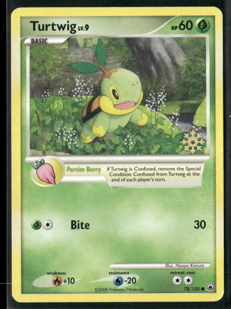 2008 Pokemon Countdown Calendar Promos Turtwig 78/100 