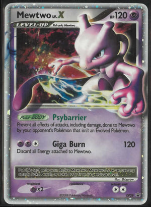 2008 Pokemon Diamond and Pearl Promos Mewtwo LV.X DP28 LP 