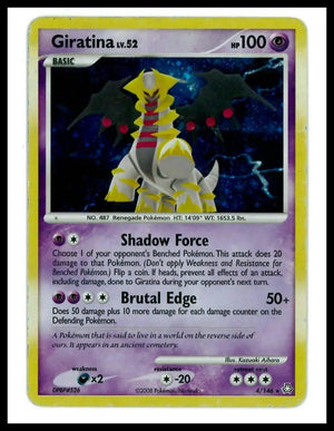 2008 Pokemon Legends Awakened Giratina 4/146 HP 
