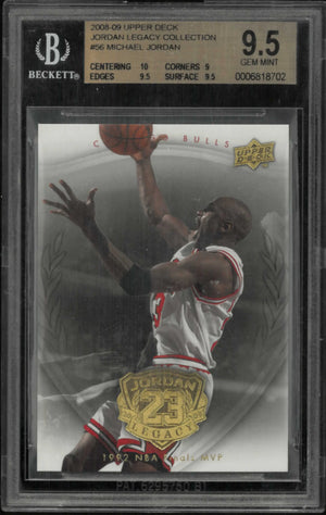 2008 Upper Deck Michael Jordan Legacy Michael Jordan BGS 9.5 