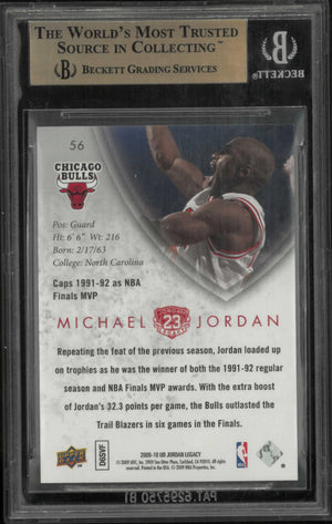 2008 Upper Deck Michael Jordan Legacy Michael Jordan BGS 9.5 