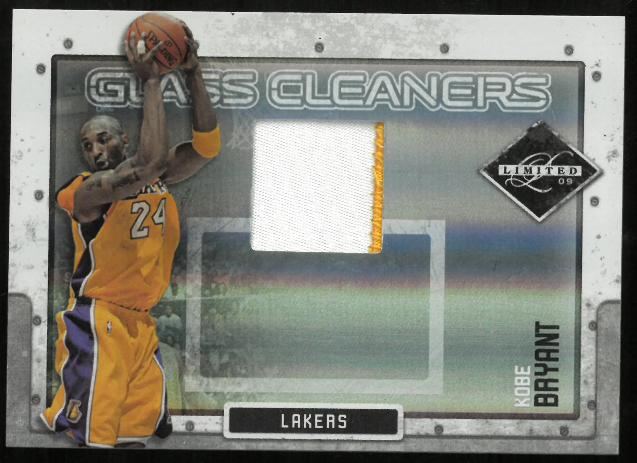 2009-10 Panini Limited Basketball Kobe Bryant Glass Cleaners Patch /10 