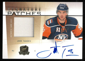 2009-10 UD The Cup Signature Patches Autograph Rookie John Tavares Auto RC /75 