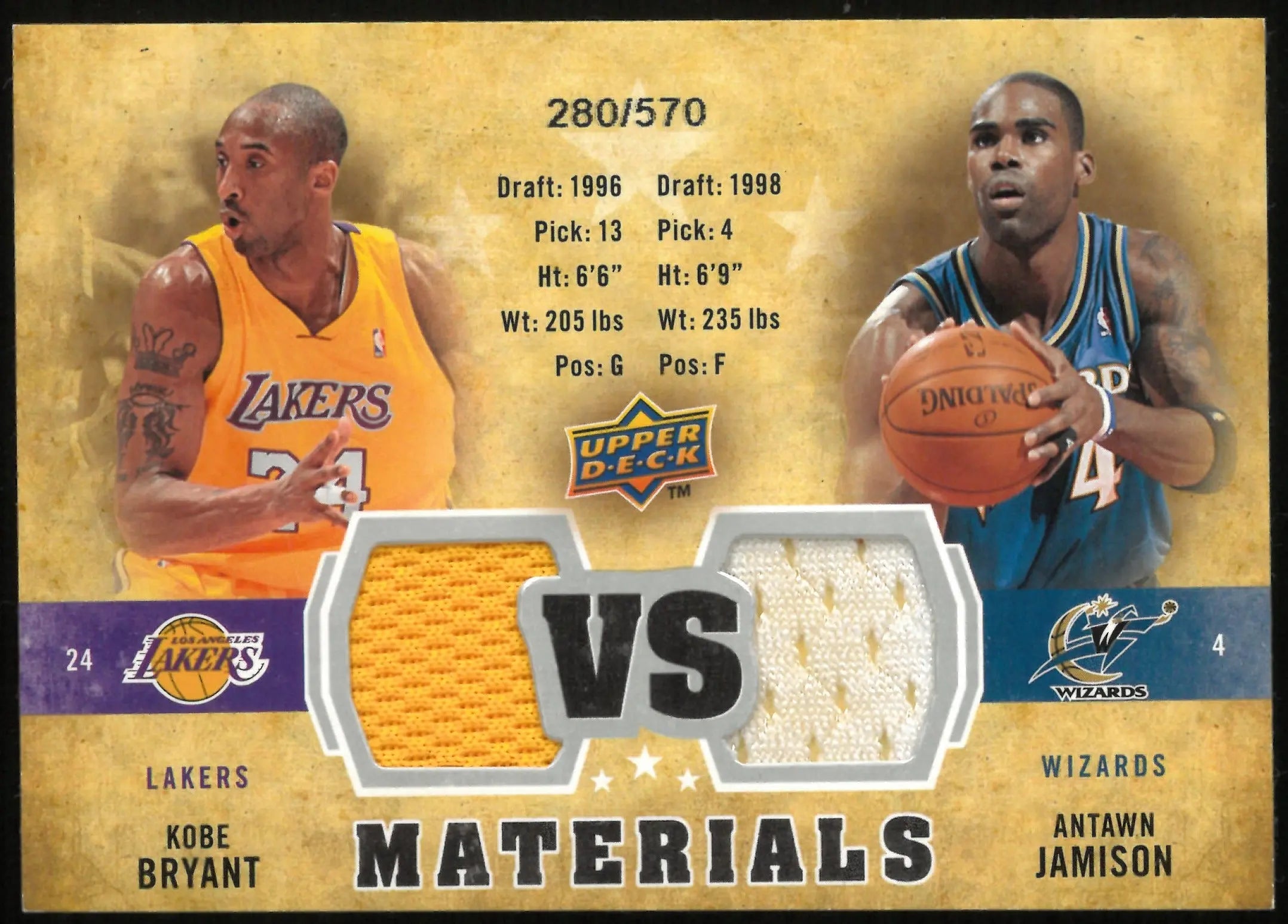 2009-10 Upper Deck Basketball Bryant Jamison Dual Patch /570 