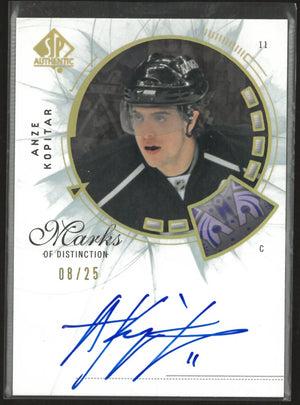 2009-10 Upper Deck SP Auth Marks of Distinction Autograph Anze Kopitar Auto /25 