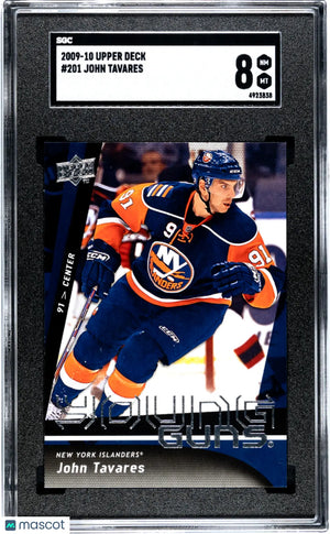 2009-10 Upper Deck Series 1 John Tavares Young Guns RC Rookie #201 SGC 8 