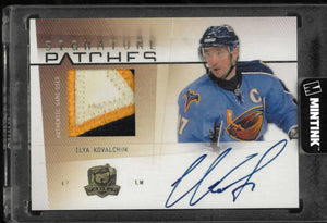 2009-10 Upper Deck The Cup Autograph Signature Patches Ilya Kovalchuk Auto /75 
