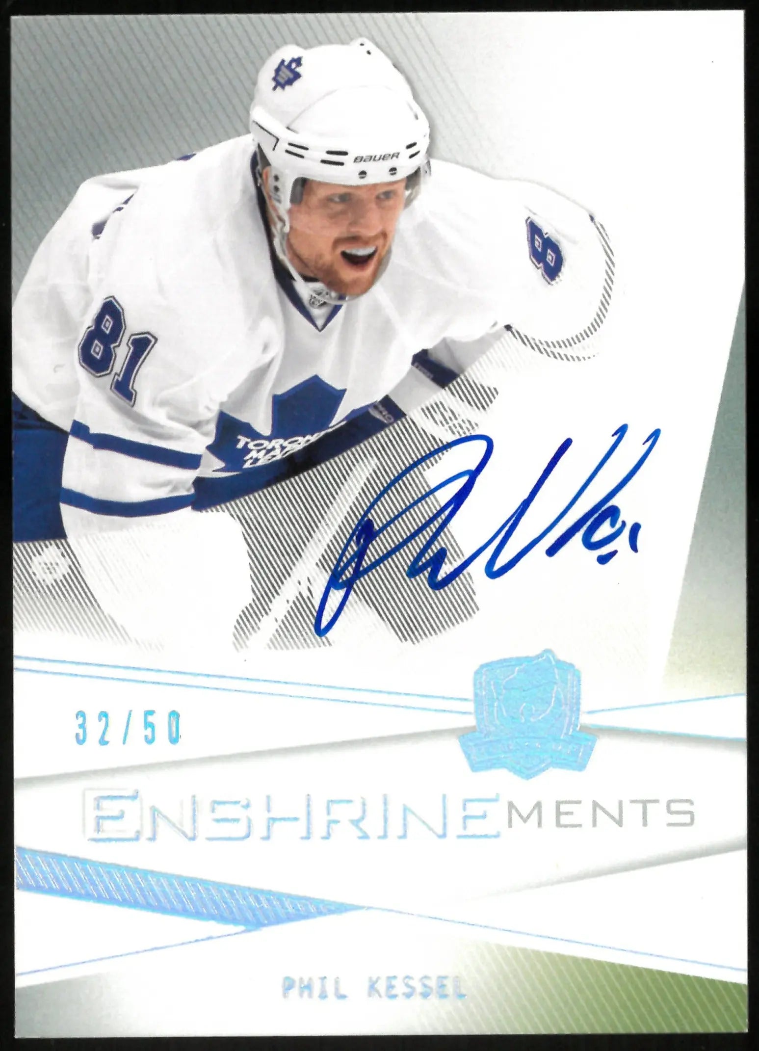 2009-10 Upper Deck The Cup Enshrinements Auto Phil Kessel /50 