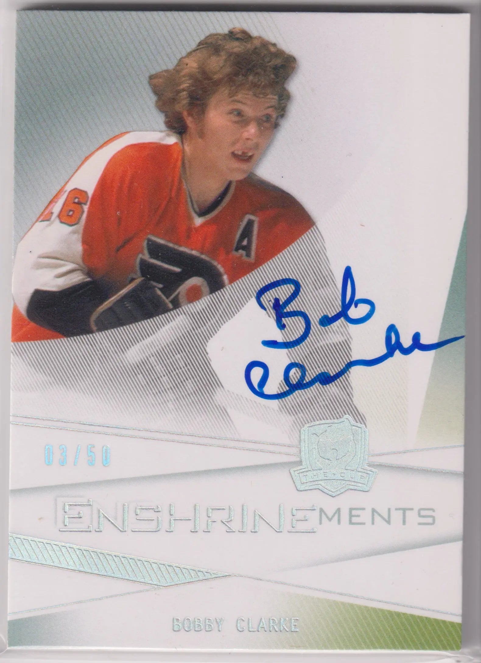 2009-10 Upper Deck The Cup Enshrinements Autograph Bobby Clarke Auto /50 